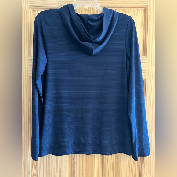 Lands End Navy Blue Lightweight Hoodie Size XL - Picture 5 of 8